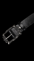 RETRO BAROQUE BELT (BLACK)
