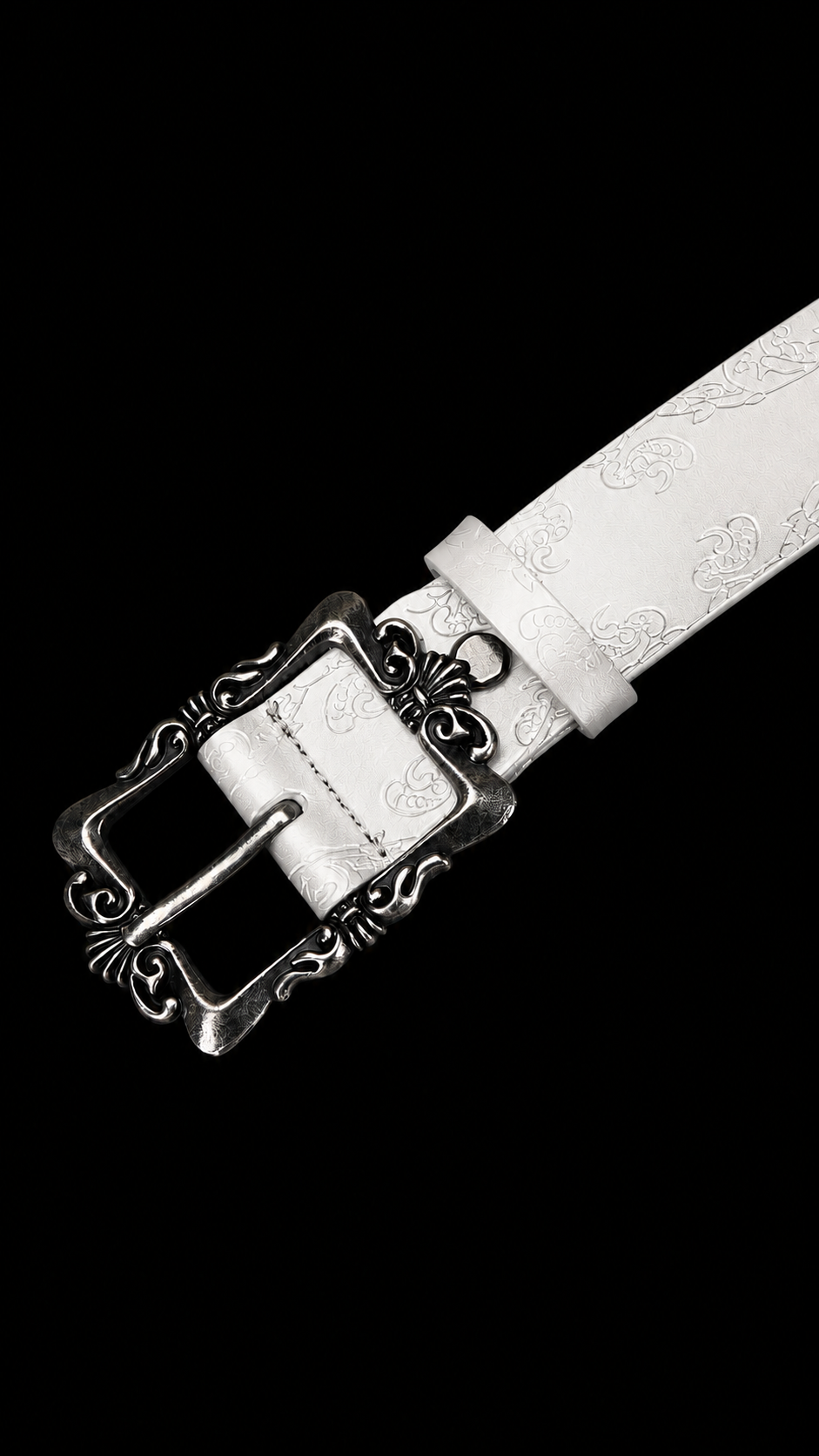RETRO BAROQUE BELT (WHITE)