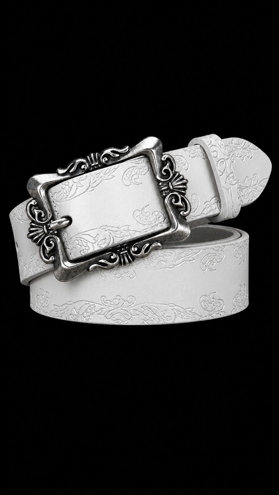 RETRO BAROQUE BELT (WHITE)