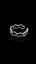 CHAINLINK CUFF RING