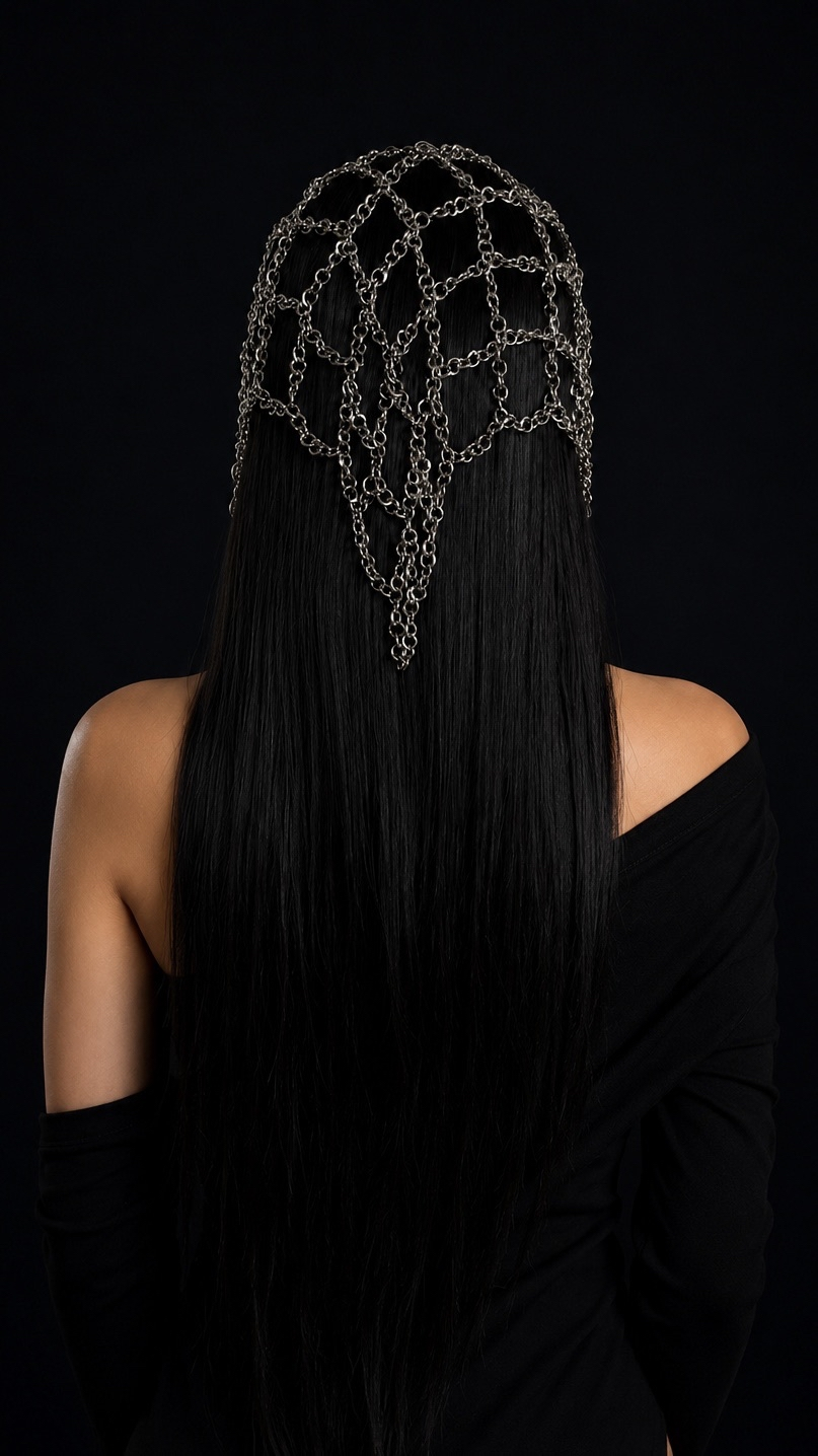 CHAINMAIL SCARF HEADPIECE