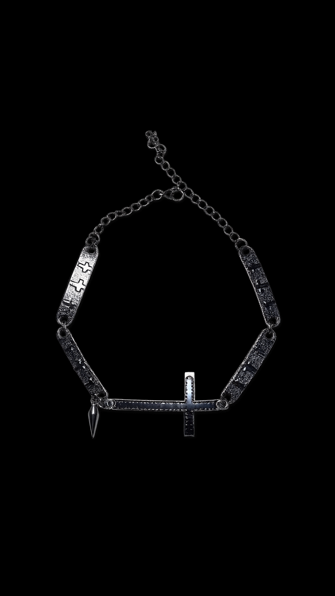 CROSS CHOKER NECKLACE