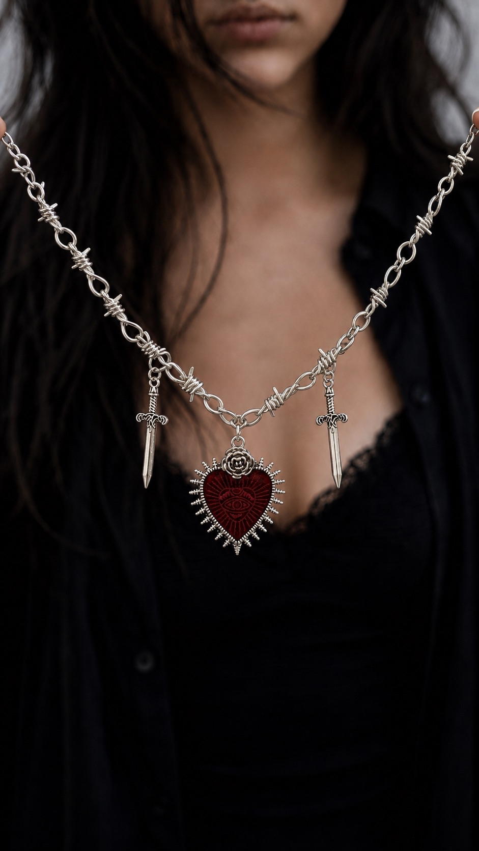 SACRED HEART NECKLACE