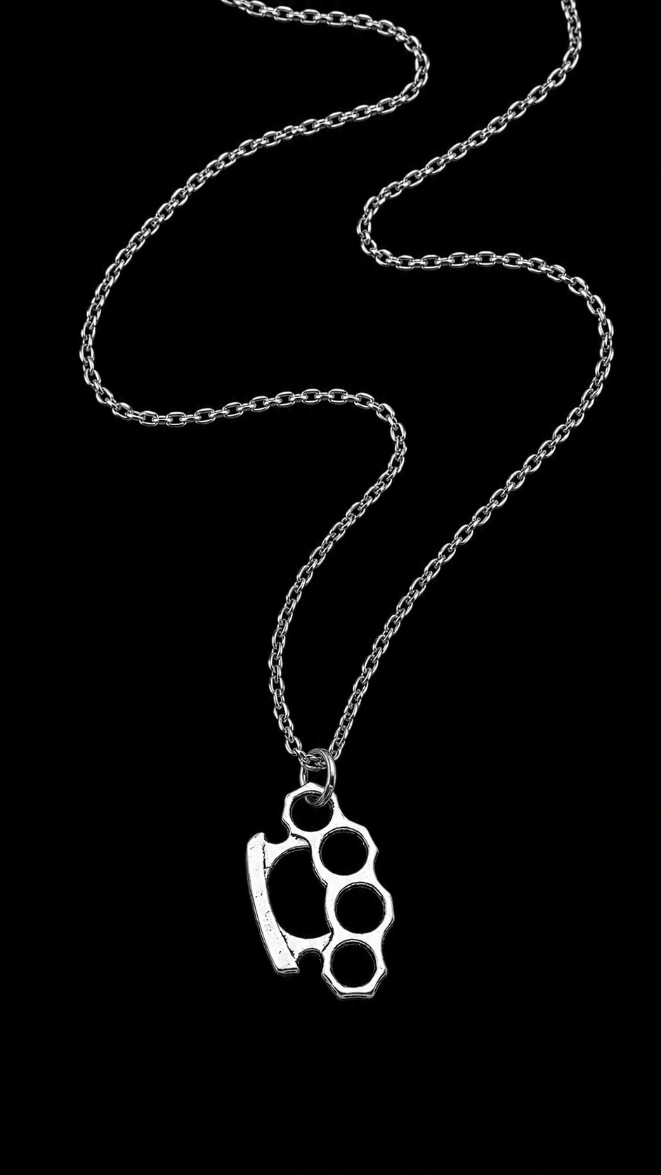 KNUCKLEDUSTER PENDANT NECKLACE