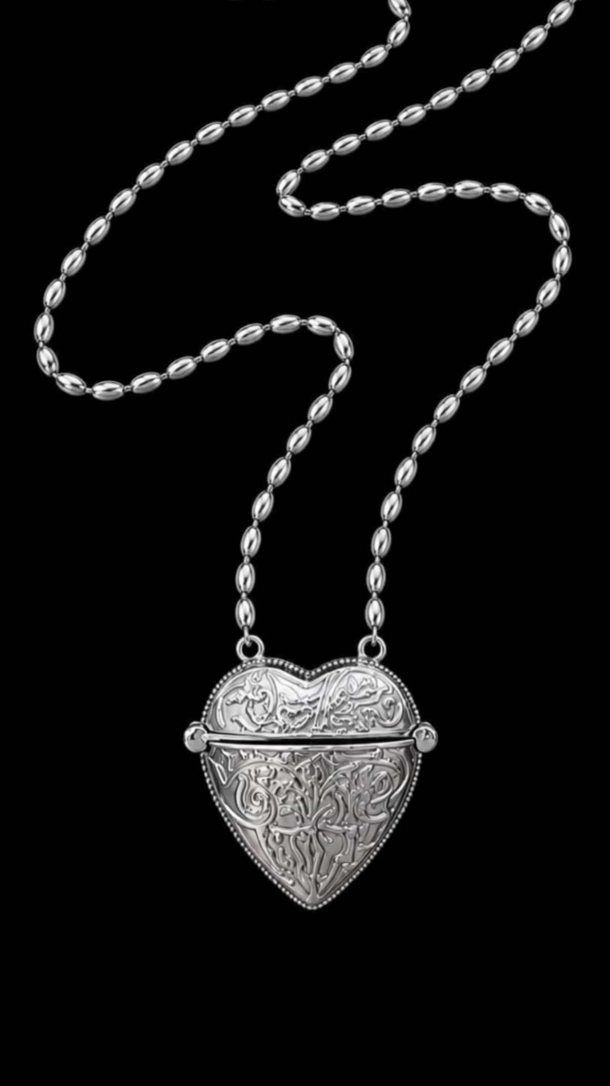MINI BAG HEART NECKLACE