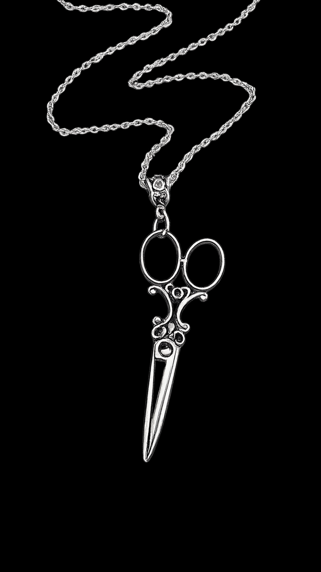 SCISSOR PENDANT NECKLACE