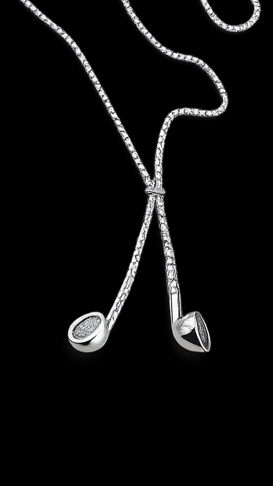 WIRED HEADPHONES NECKLACE