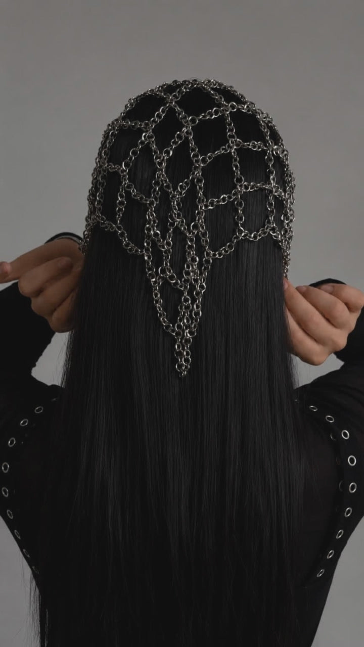 CHAINMAIL SCARF HEADPIECE