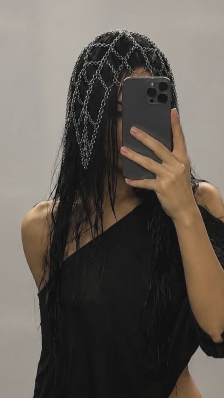 CHAINMAIL SCARF HEADPIECE